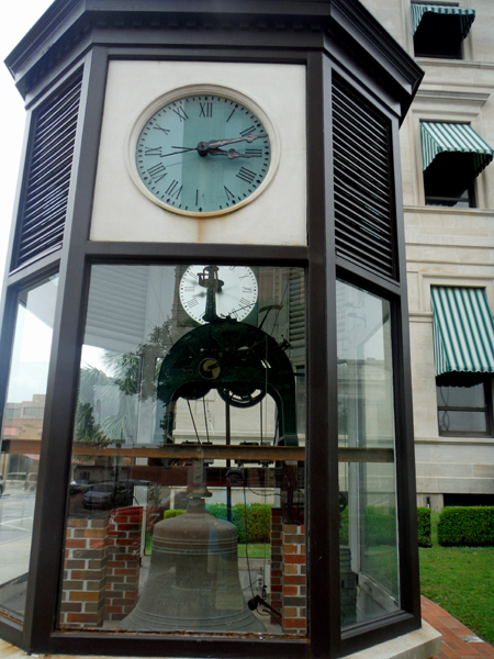 the old courthouse cupola clock